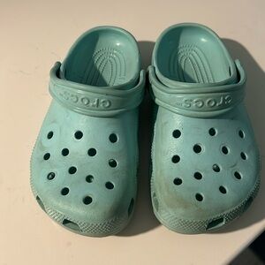 Baby blue crocs